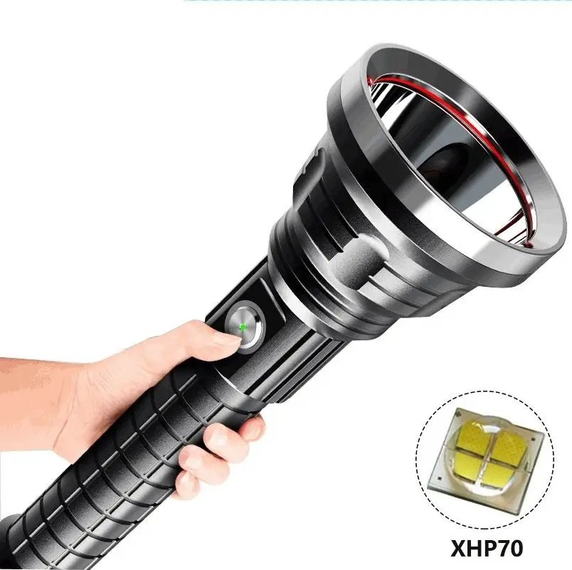 Супер яркий 5000 люмен Xhp70 фонарь наружный водостойкий 5 режимов Linterna Lampe De Poche фонари