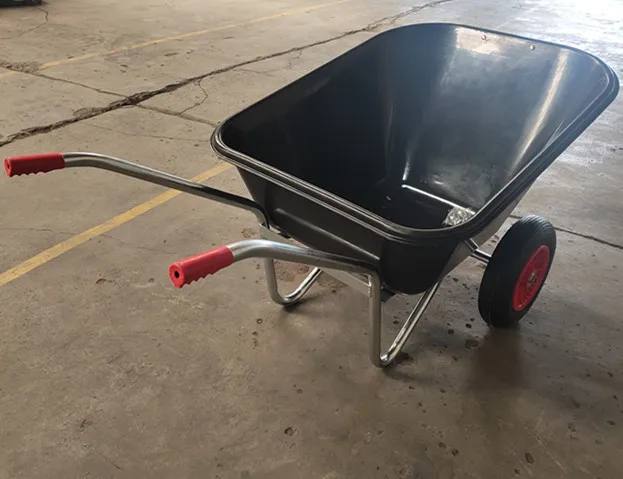 plastic tray double wheels big water capacity wheelbarrow wb9610