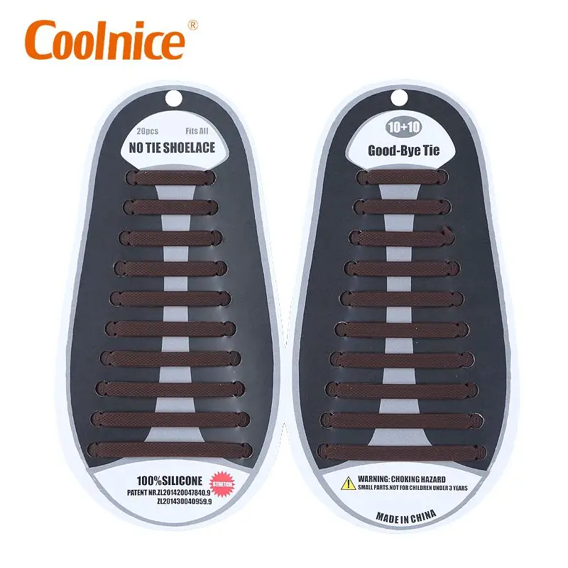 COOLNICE Elastic Running Laces Funny Custom Printed Shoelaces