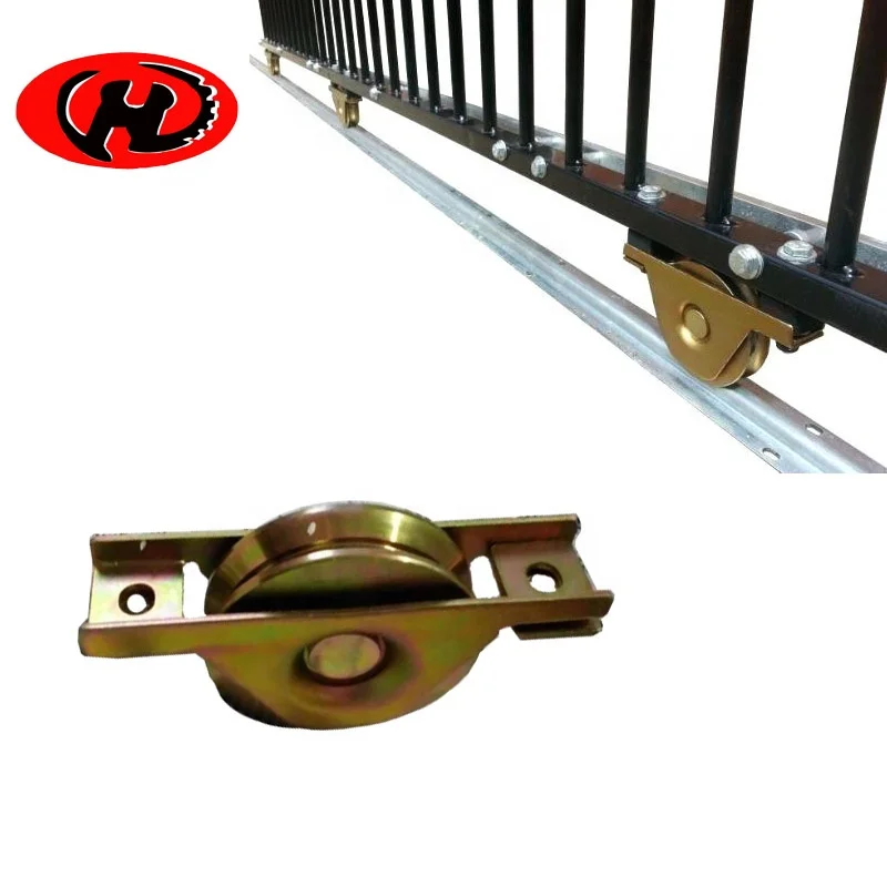 U V groove sliding gate track roller wheel  Sliding gate guide roller sliding gate wheel