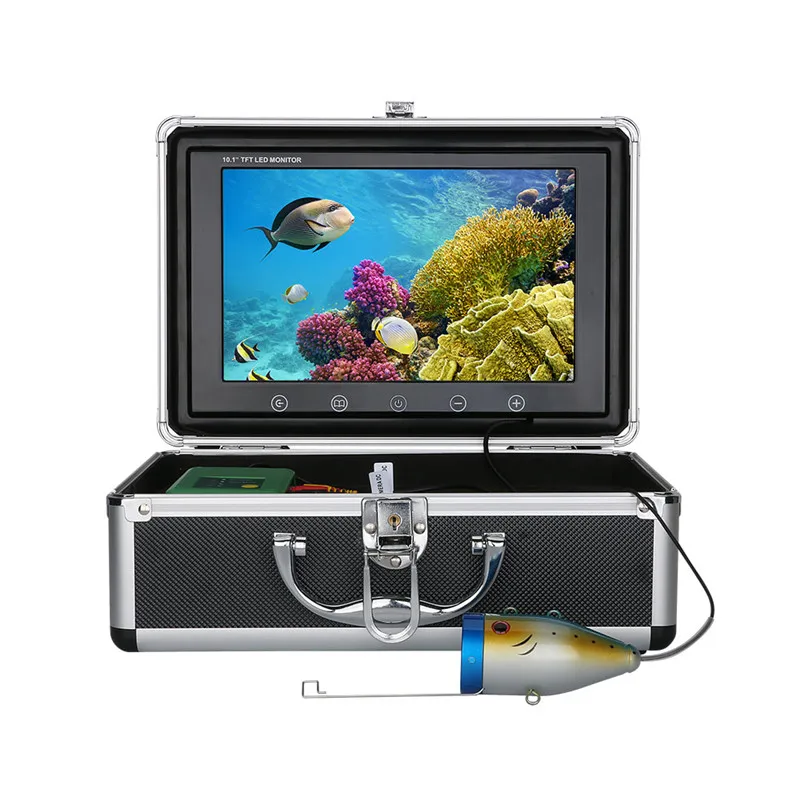 
9 Inch 15M 1000TVL Fish Finder Underwater Fishing Camera 15pcs White LEDs fish aquarium 