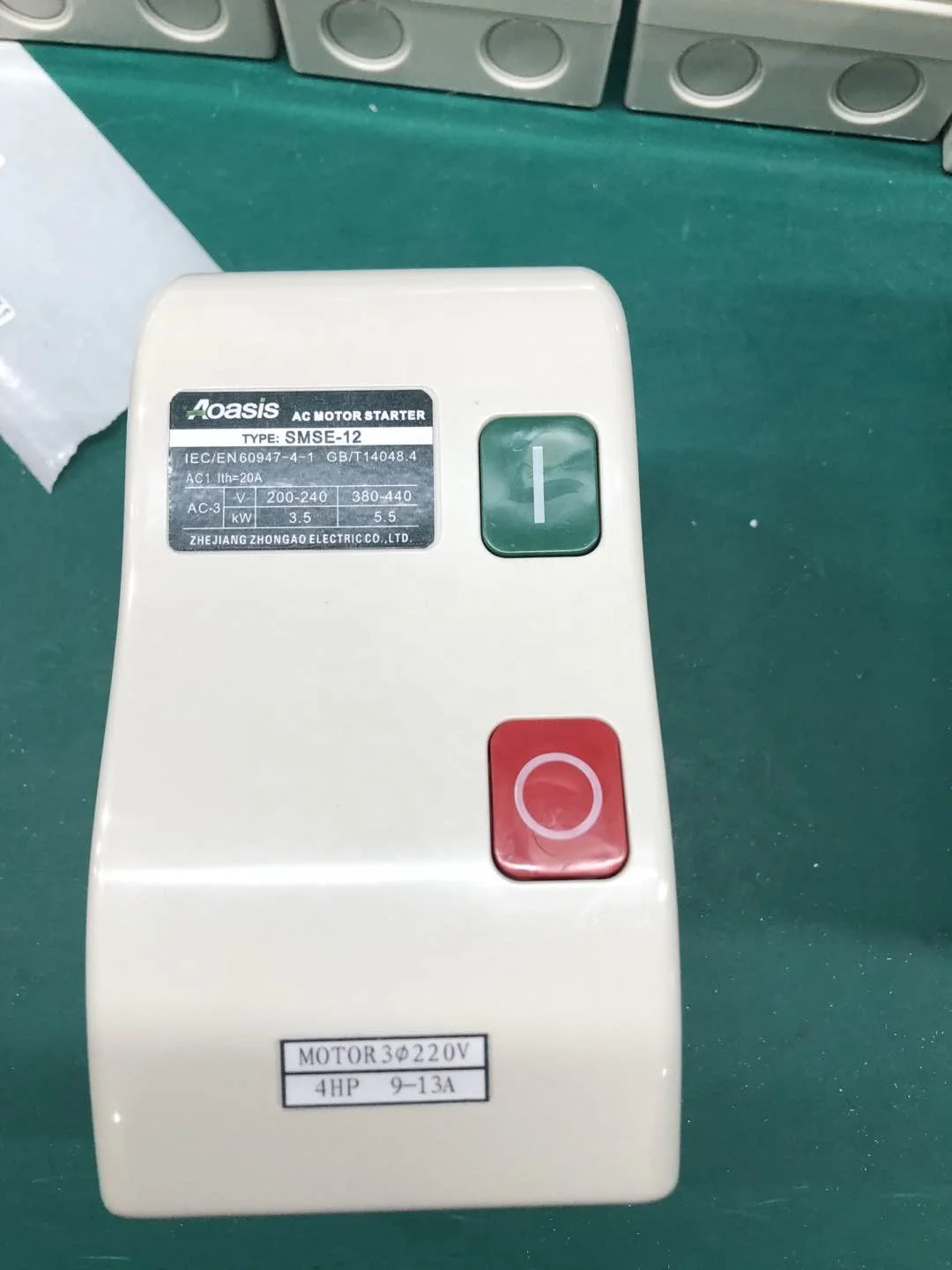 AOASIS SMSE-09 7A-10A 3 фазы 220v электрический контактор стартера мотора 2.2kW/3HP-регулируемым приводом 4 кВт/5.5HP