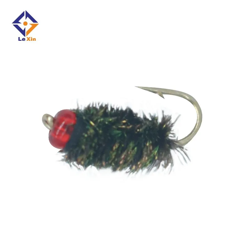
16# 18# 20# 22# Fly Fishing Lure Multi-color Mixed Bionic Insect Fish Hook Bait 