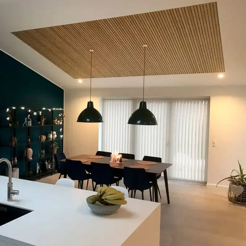 China Manufacturer Economic Sound Isolation Wooden Acoustic Panel For Interior Decoration