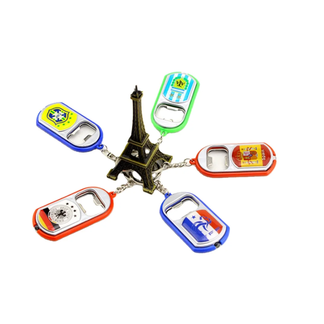 Креативные подарки брелок для ключей в форме чашки Катара открывашка бутылок светящиеся вентиляторы Принадлежности бара со светодиодной подсветкой