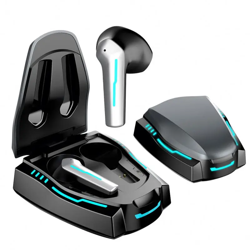 Игровые bluetooth-наушники со светодиодной подсветкой 5 1 настоящие беспроводные игровые