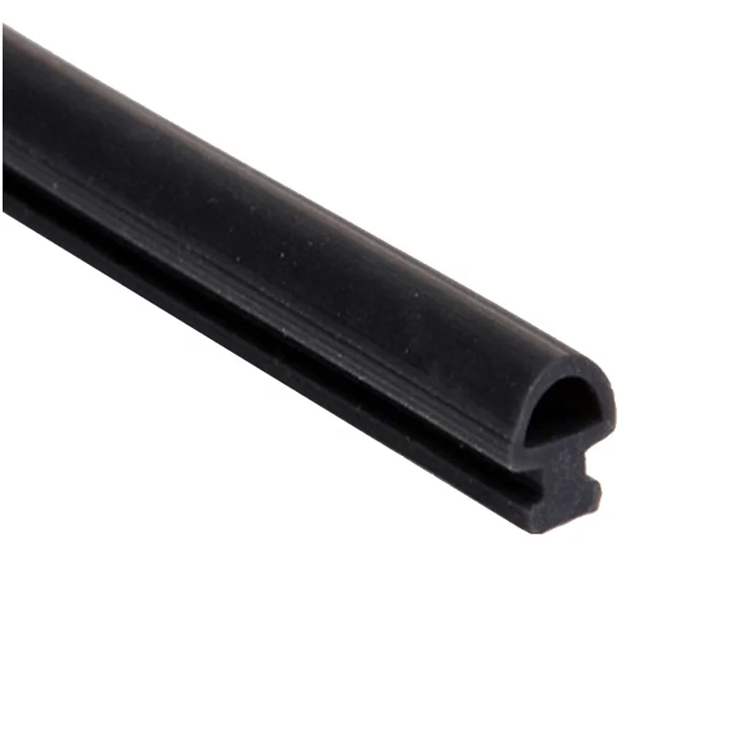 aluminum automatic drop down door bottom rubber seal  strip