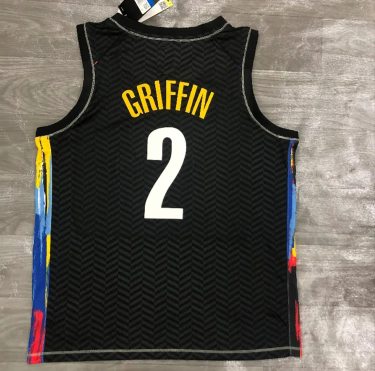 Новинка 2021, Высококачественная Черная баскетбольная форма BKLYN City Edition, костюм Дюранта #7 # Irving #11, Мужская одежда для баскетбола, футболка