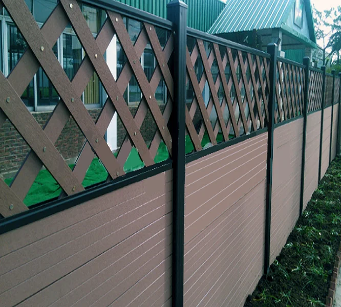 Горячая Распродажа, супер-шок, Европейский дизайн, алюминиевый столб WPC решетчатый забор