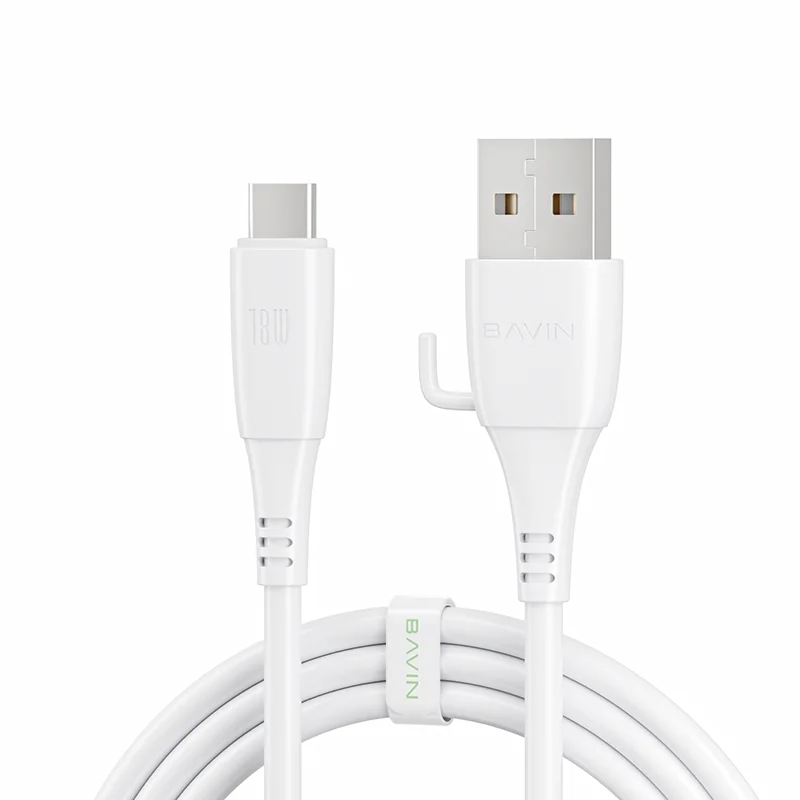 BAVIN Fast Charging Transfering Mobile Cell Phone Lightnings Micro Type-c Fixed Cable Wire Data USB Cables CB256