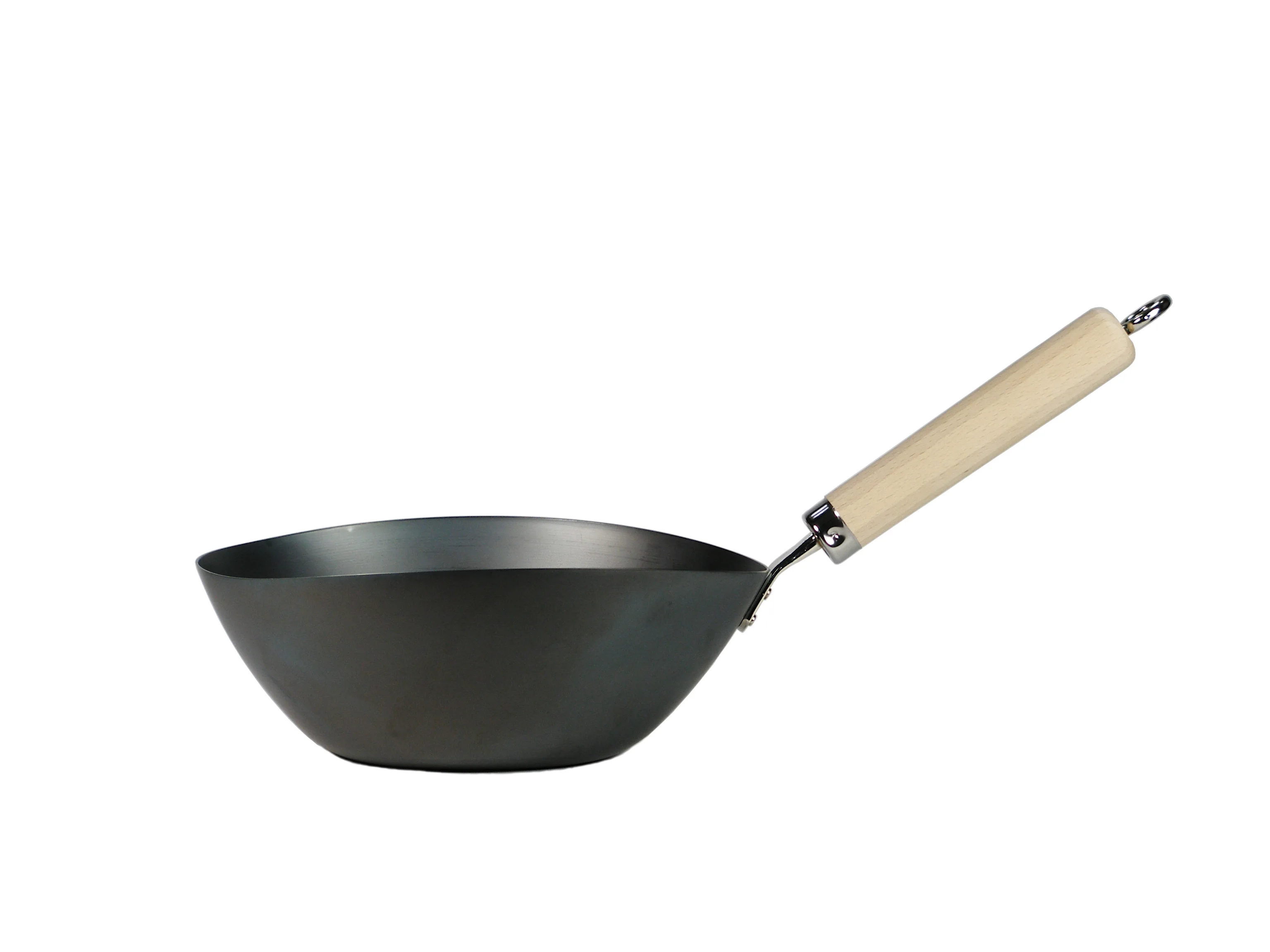 Japanese Large Restaurant Non-Stick Iron Wok Pan Gas Grill Induction Bottom for All Stoves for Frying