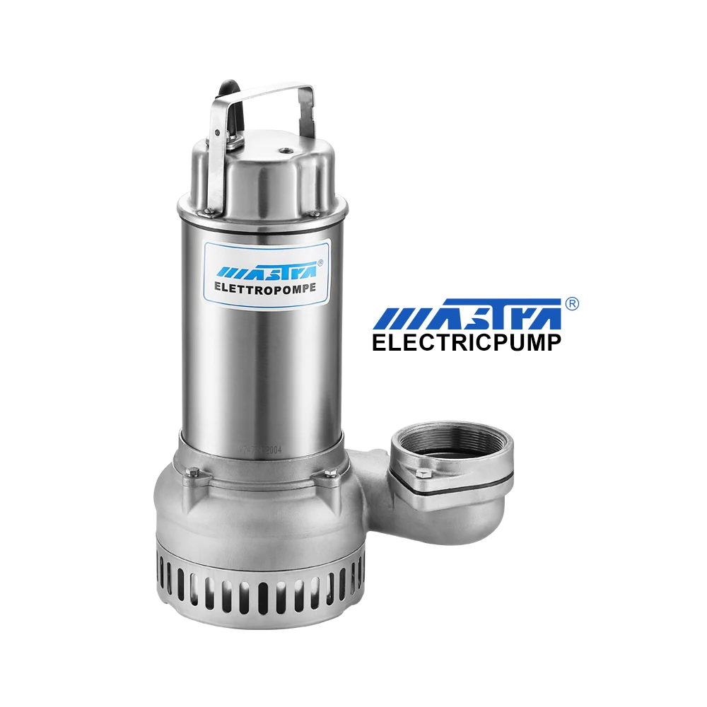 MASTRA 220/380V  big power dirty water stainless steel deep pumps submersible sewage water pump
