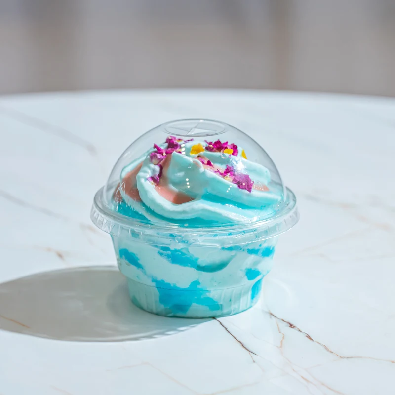 5 oz hot sale PET ECO-friendly 350ml disposable ice cream cups