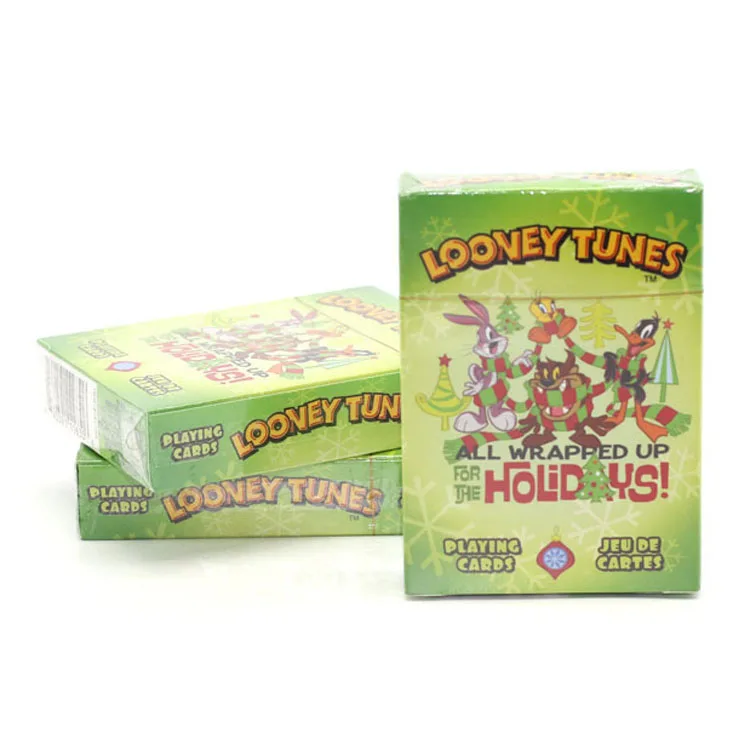 Custom promotion tuck box packed playing cards printing paper pokers as advertising gifts