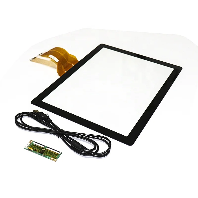 Китайская Фабрика прямые поставки 10 точек касания емкостный сенсорный экран 19 дюймов Сенсорная панель с Weida/контроллер