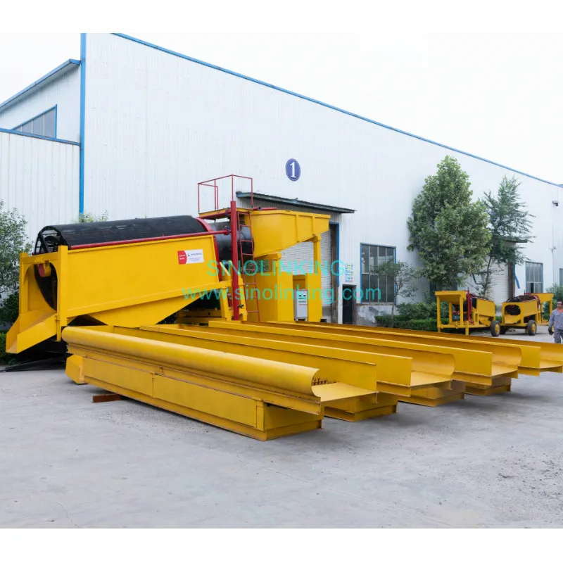 200T/H Mobile Gold Recovery Equipment Alluvial Gold Mining Machine gold washing plant for sale