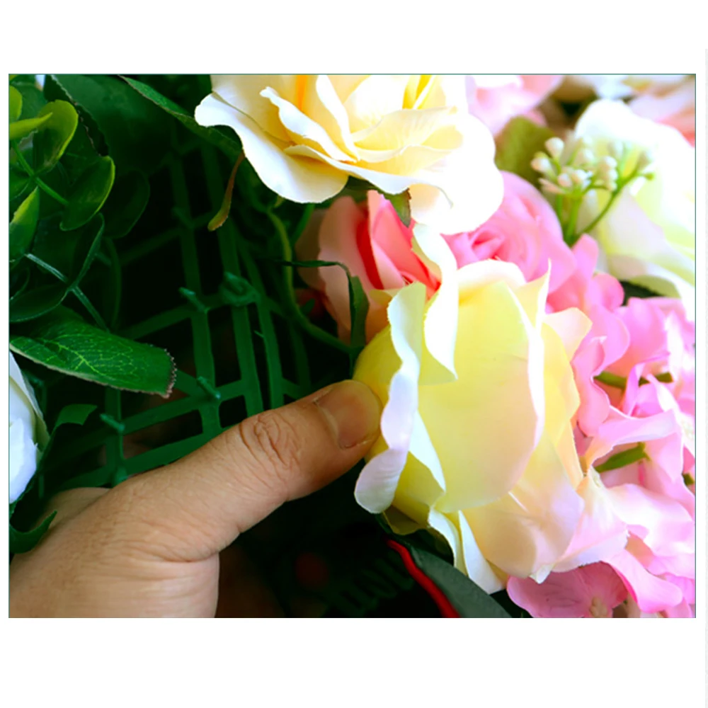 Plant Wall Hanging Shelf Centerpiece Pedestal Artificial Gold Plastic Metal Flower Stand Arch For Wedding