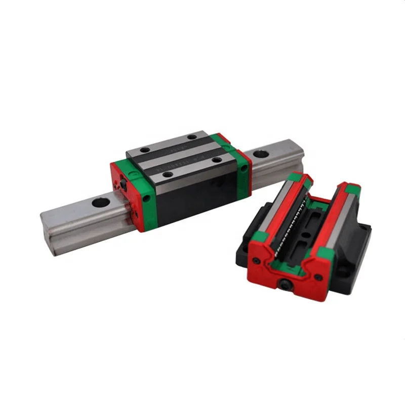 9mm 15mm 20mm 25mm Linear  Guide Rail And HgR Hgw Square  Block Bearing