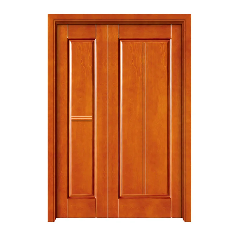 
House main entrance double door with unequal leaves 