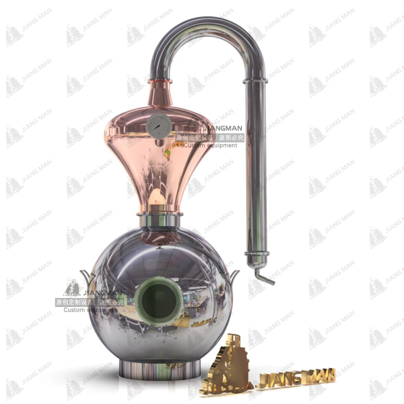 1 Gallon/10 Liters Copper Pot Still-Home Alcohol Whiskey Distiller-Gin Distiller Home