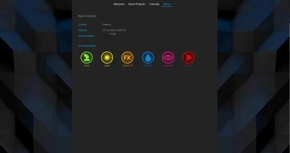 Сценический эффект от Ava программное обеспечение Depence 2