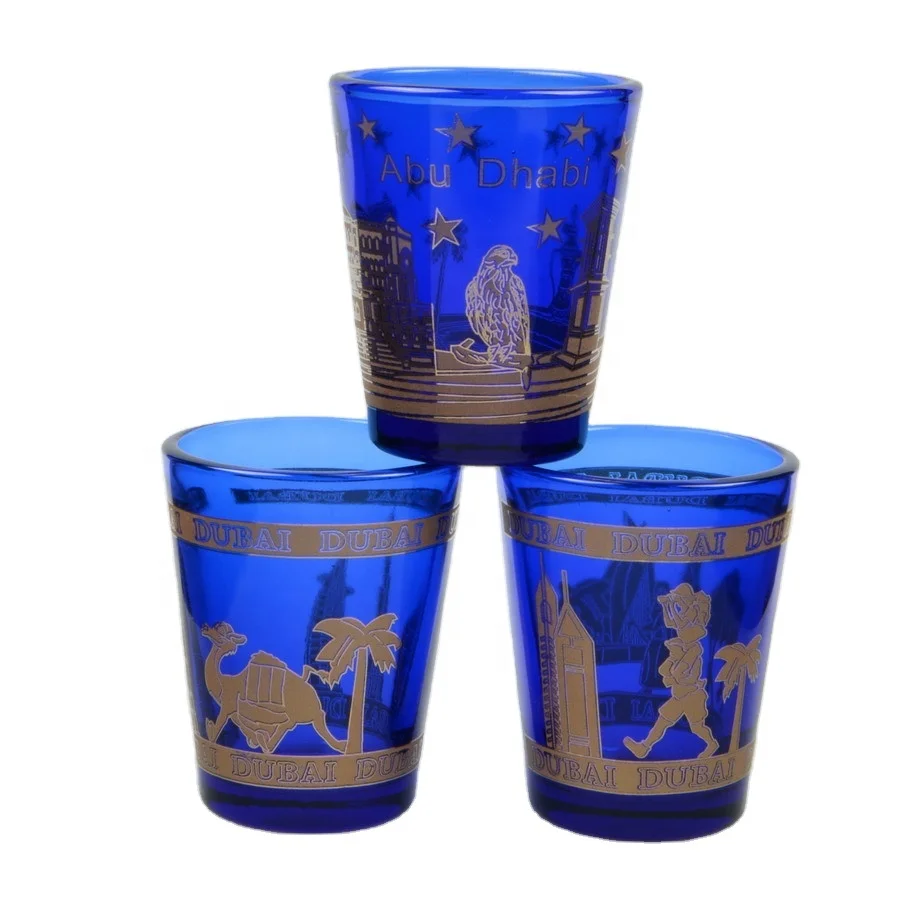 Promotional  Home Party Holiday Customized printed  Drinking Glass Vodka Shot Glass Cup with drinking glass cup factory