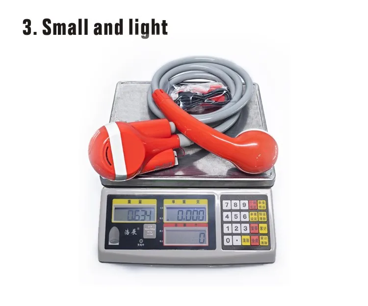 Customized factory wholesale outdoor travel toilet camping portable electric rechargeable bidet shower