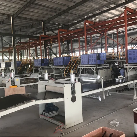 LVT flooring production line -Four Roller (calendering) extrusion line