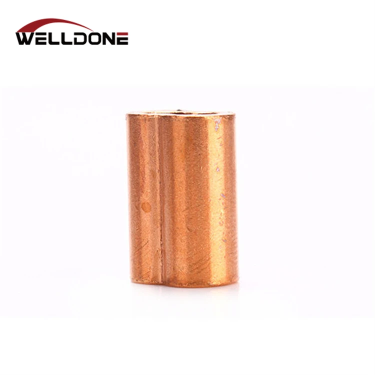 High Quality US Type Copper Hourglass Sleeve Ferrule for wire rope
