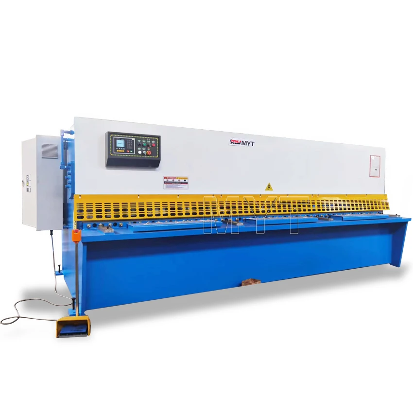 MYT 6*4000 foot operated guillotine for cutting iron plates mechanical shearing machine for sale