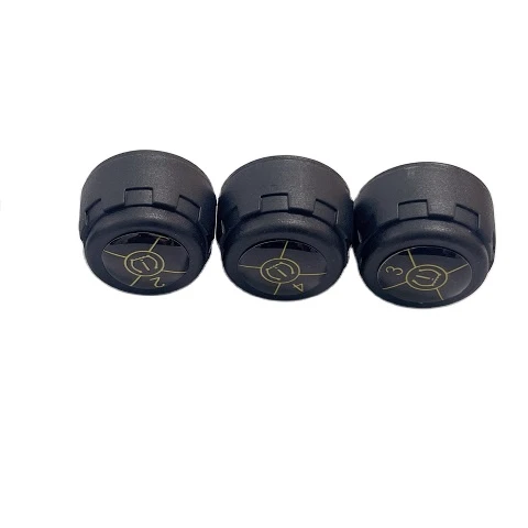 2.4GHz  Kingauto tpms 4 External sensor smart alarm easy to stall Tire Pressure Alarm System  BlE 5.0