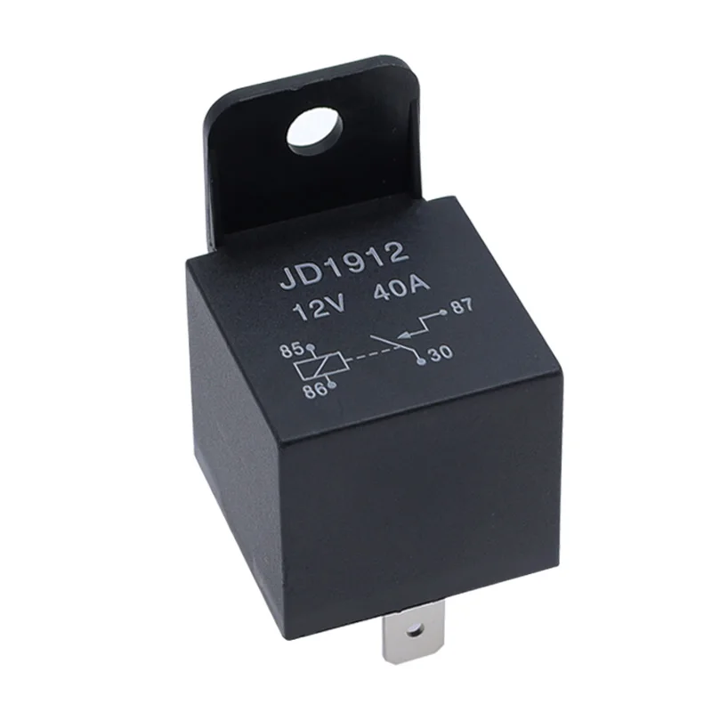 Micro relay 1A 4pin normally open JD1912 12V 24V 40A auto relay Start relay
