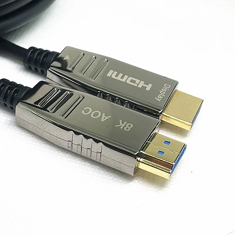 The Factory Produces HDTV Cable, HDR, 18gbps, 10M-100M, HD Optical Fiber Cable 4K, 8K, 60Hz, 120Hz UHD