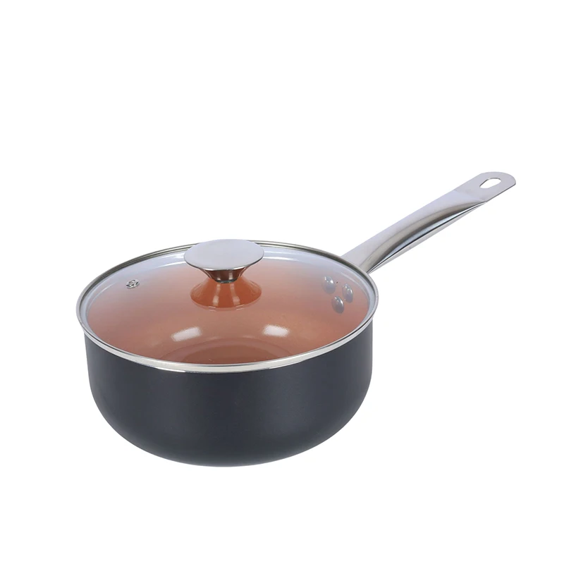 High Quality Aluminum Ceramic Non-stick Cookware Sets Kitchen milk Pan
