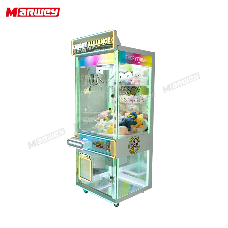 OEM ODM Cheap Dolls Catcher Crane Game Machine Popular Coin Operated Commercial Arcade Toy Transparent Claw Machine