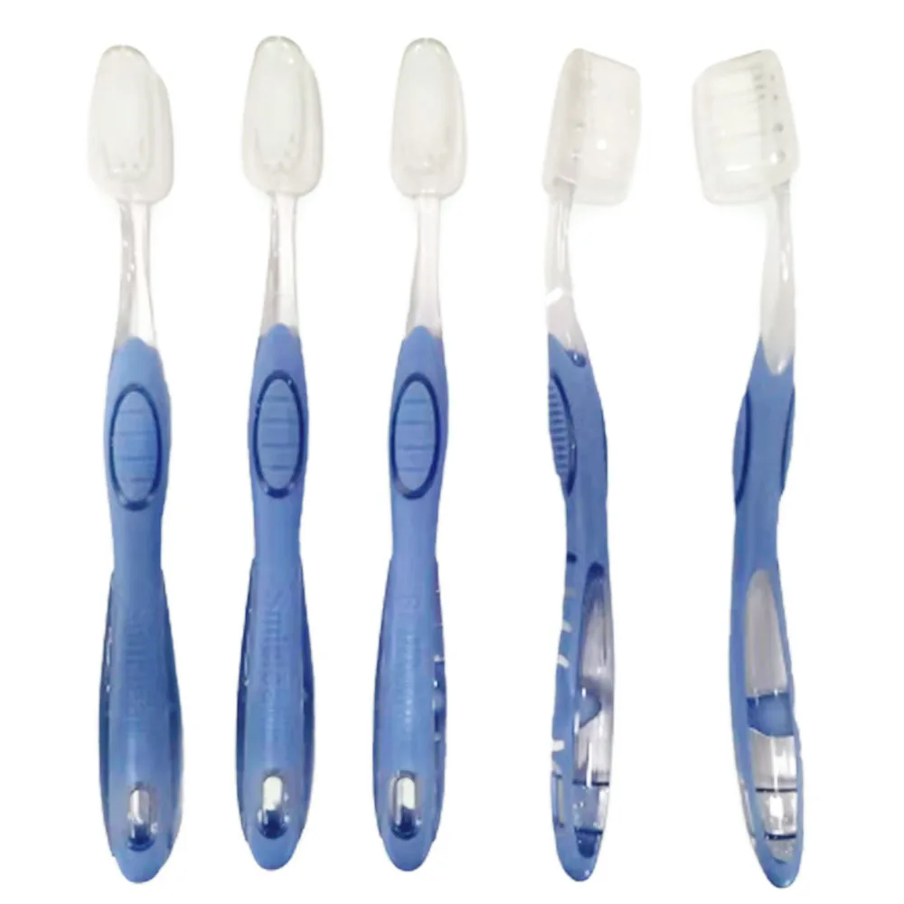 Jiangsu sanxiao group Lidded clear brush boxes Toothbrush covers Pbt monofilament bristles for toothbrushes