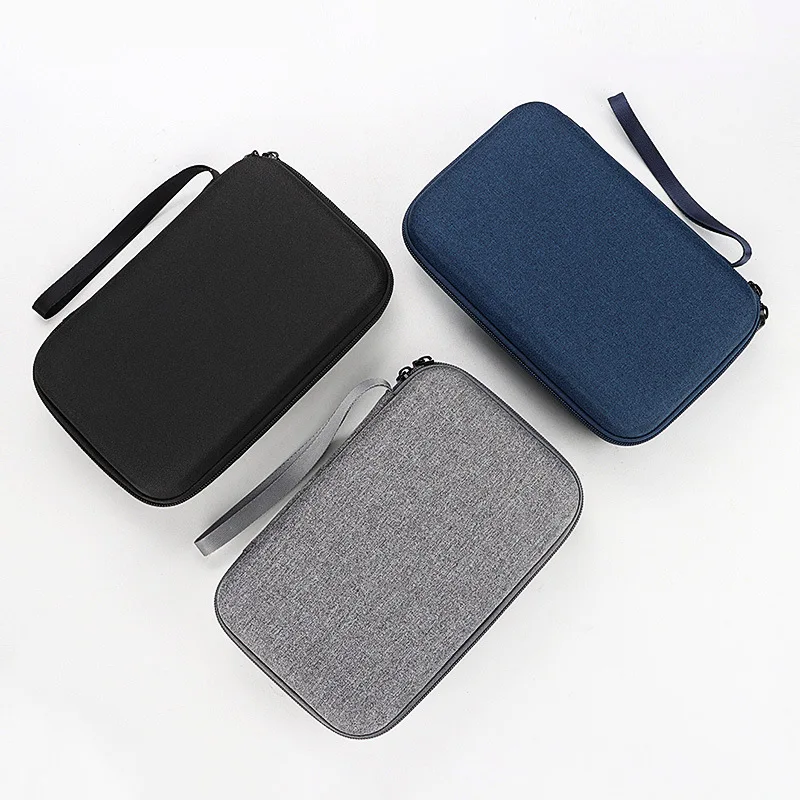 Wholesale Electronic USB Cable Case Hard Disk EVA Case Hard Case Pouch Electronic Organizer Hard Disk Bag Pouch Storage Bag