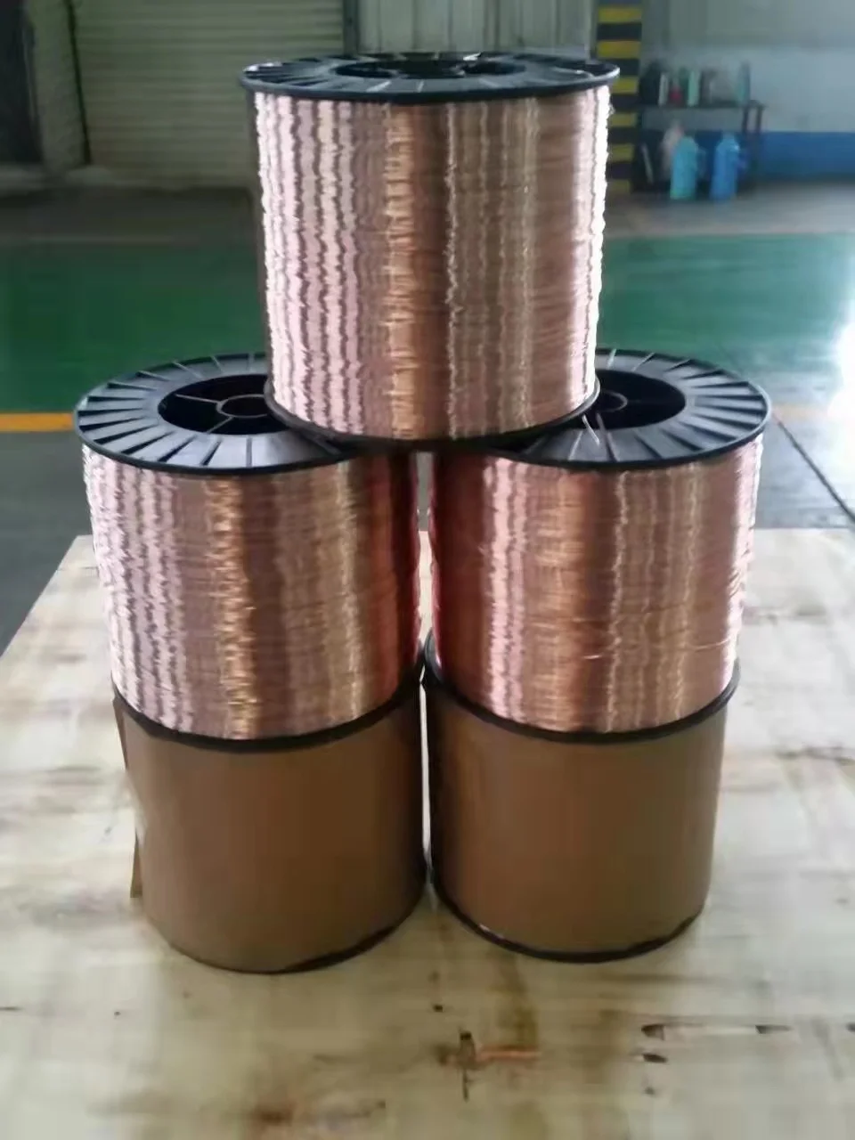 0.6mm6 0.68mm 0.7mm 0.8mm 16kgs/spool 18kgs/spool packing copper-coated welding wires for coil nails