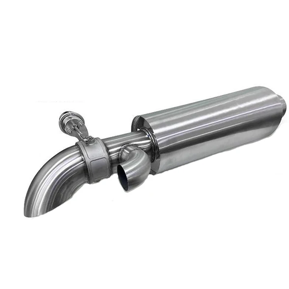 High quality Stainless Steel 2.5inch 3.0inch Exhaust Vacuum Valve Muffler Universal type And Remote Controls With Pump