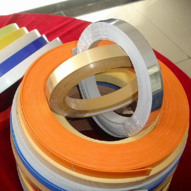 Mdf Decorative Pvc Abs Edge Banding Tape For Furniture Pvc Cabinet Edge Trim