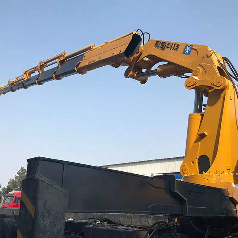 30 ton construction mobile hydraulic remote control knuckle boom china manipulator truck mounted crane for sale