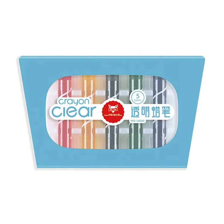 Good Quality Safe Non-toxic Clear Colorful Crayons Washable for Kids, Student, Painting