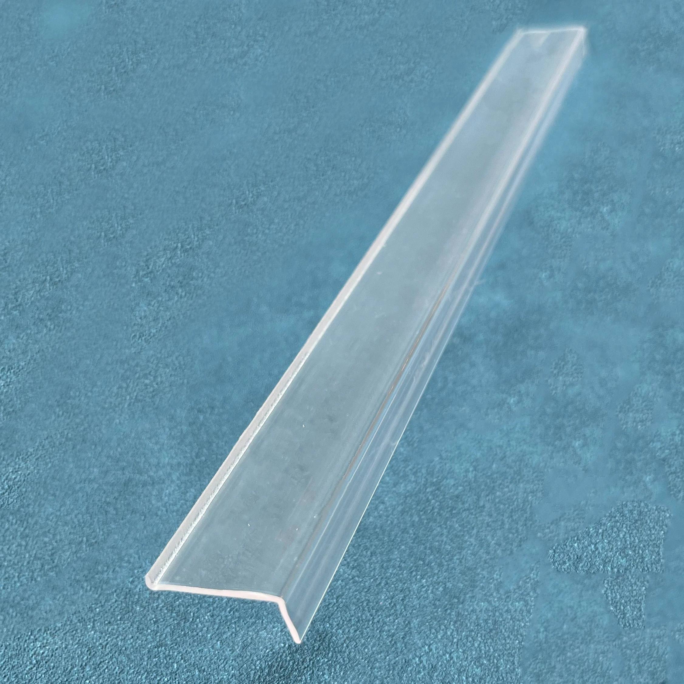 Glass Shower Screen Bottom Seal Strip Bathroom Waterproof Weather Strip Plastic Clear PVC Glass Screen Shower Door Seal Strip