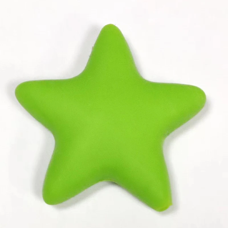 Customized Colorful Star Baby Dental Gel, DIY Comfort Hand String Silicone toys