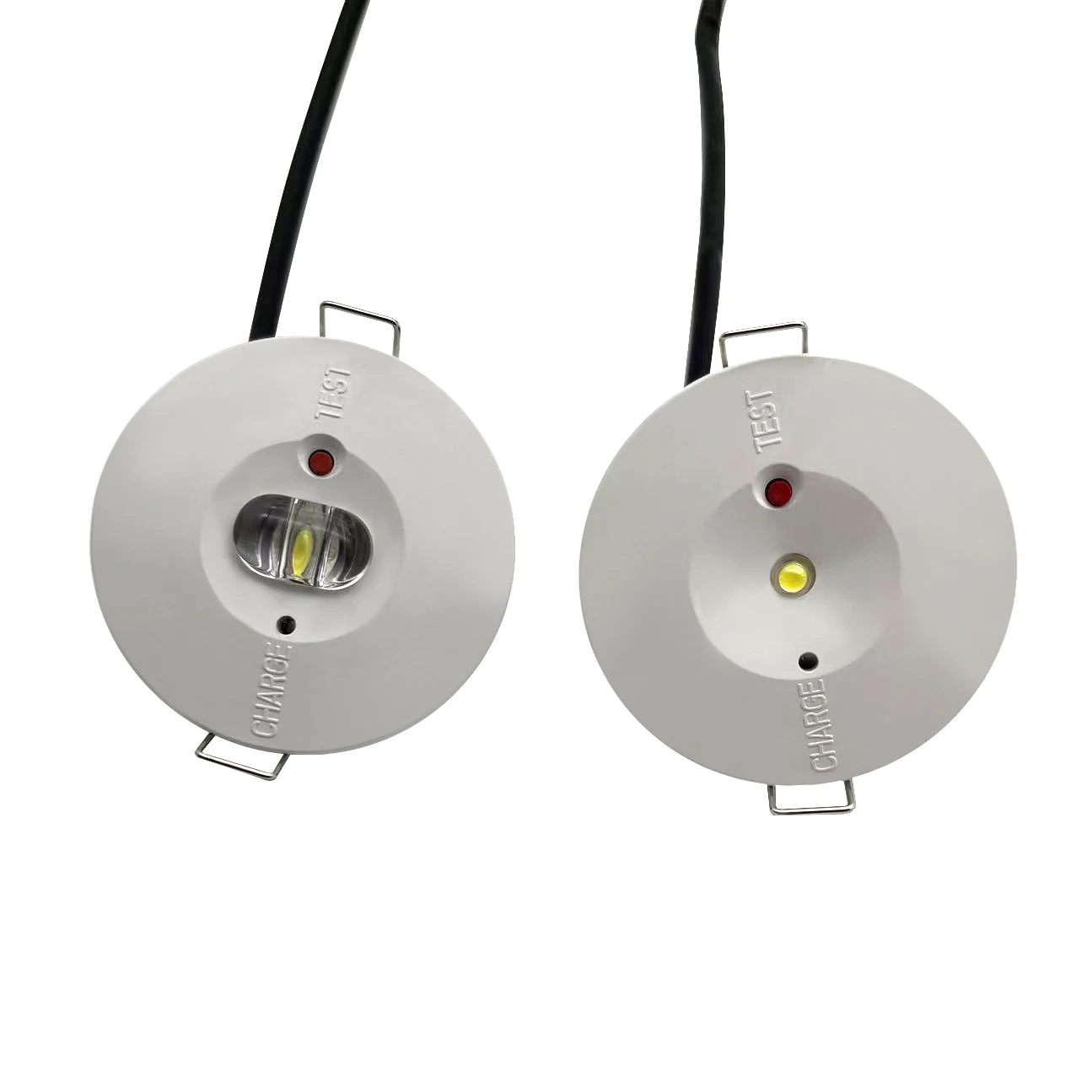 3-5w  recessed mount rechargeable  downlight with battery backup 1W 3W LED emergency light for ceiling