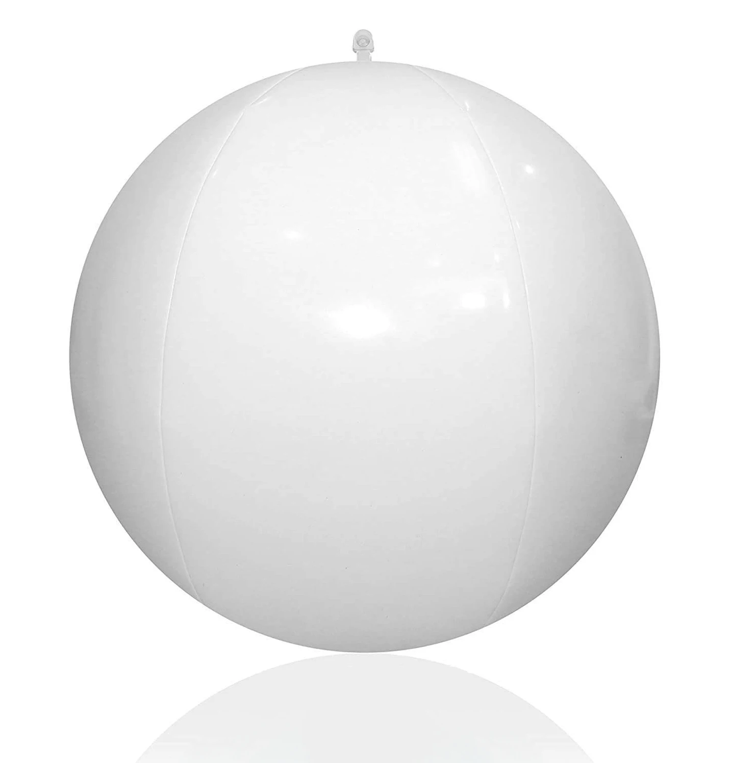 LED Beach Ball White Inflatable Glowing Pool Ball Outdoor Courtyard Decoration Pool Float Inflatable