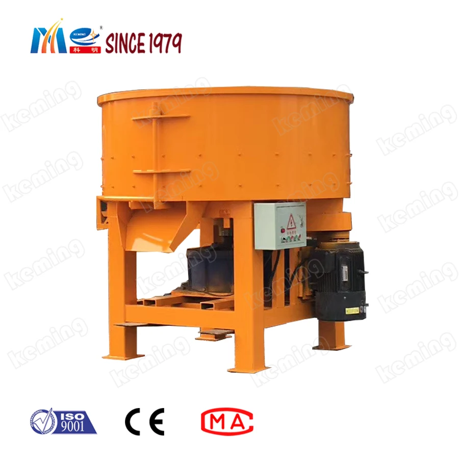 customized pan type concrete mixer Pan Mixer 500L Simplify Structure with high quality reducer