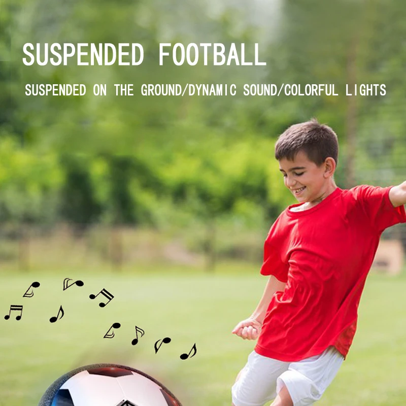 HUAMJ  Fashionable Indoors multisurface flashing gliding air soccer sport toy balls of soccer ball