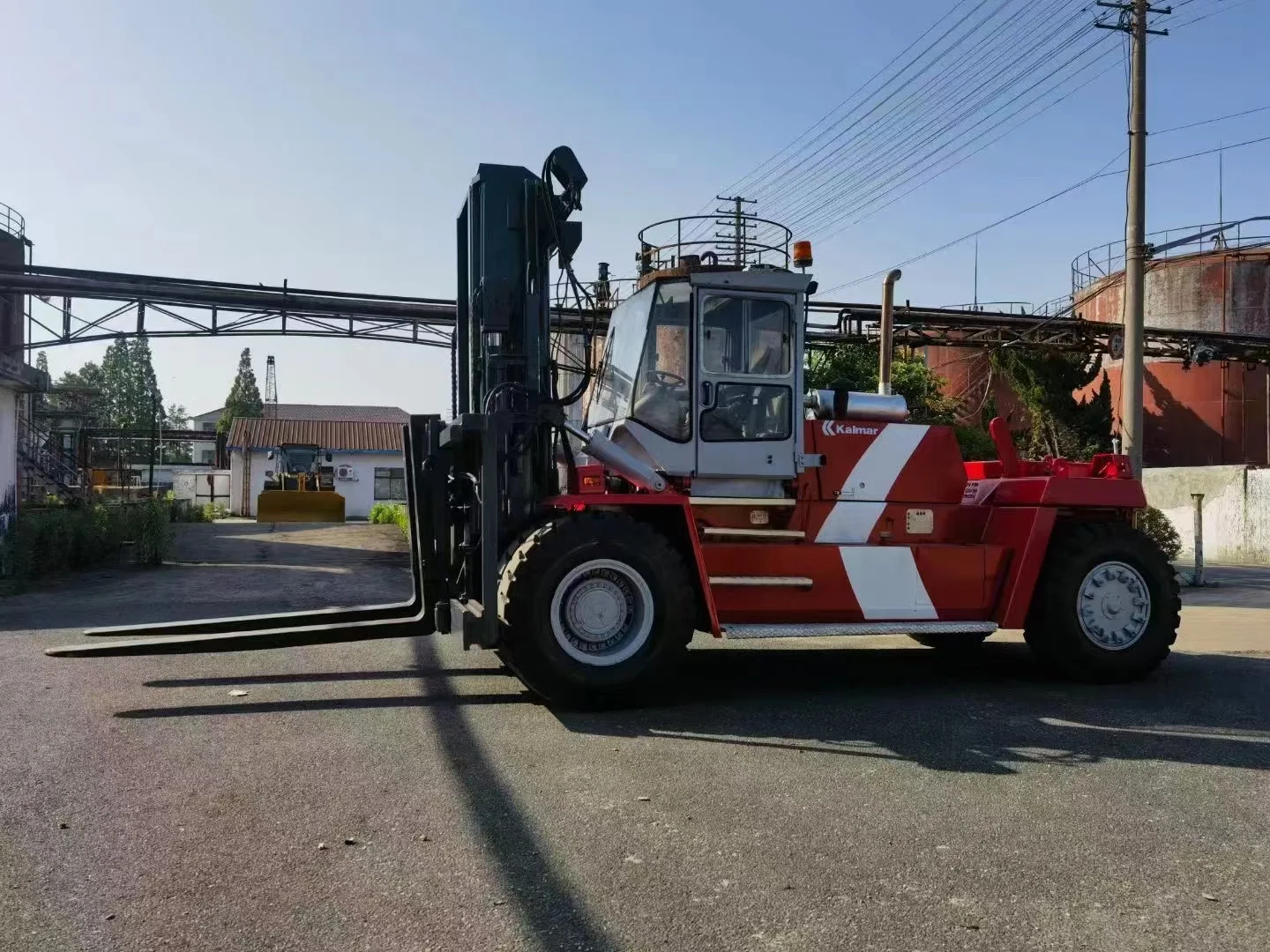 Kalmar 25 ton forklift Original imported, Volvo powertrain