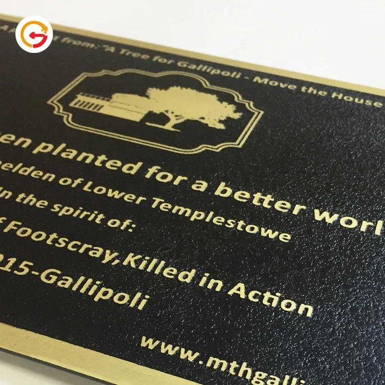 JAGUARSIGN Manufacturer Custom Etched Brass Name Plate Custom Engraved Metal Name Plaques for Company School